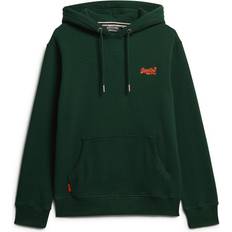 Superdry Sweatere Superdry Essentials Logo Hoodie - Emalje Grøn