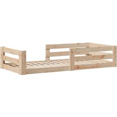 vidaXL uden Madras 70x140 cm Massivt Fyrretræ Sengeramme