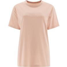 Maison Margiela Margiela-Logo Embroidery T Shirt Rosa-Donna Pink