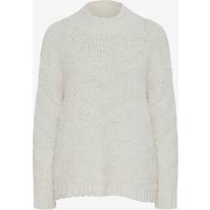Ichi Dame Sweatere Ichi Trøje ihAdeline LS Hvid