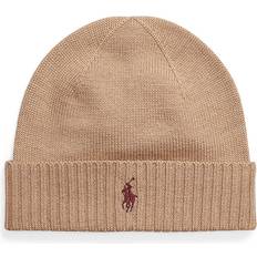Polo Ralph Lauren Polo Ralph Lauren Merino Beanie Camel Melange