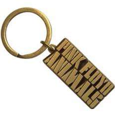 Multicoloured Keychains Pink Floyd Animals Gold Text Logo Keychain Keyring