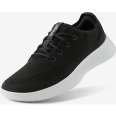 Allbirds Womens Tural Black Tree Runner Go Blizzard Logo-embroidered Organic-cotton Canvas Low-top Trainers Eur Women NATURAL BLACK