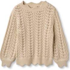 Glitter Strickpullover Fliink Bluse Strick Nova Sandshell 116 Blusen