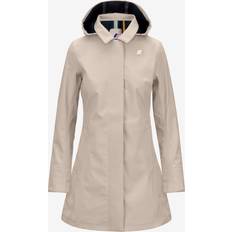 Blå - Trenchcoats Frakker K-Way Jackets 3/4 Lunghezza Donna - Beige G-Blue