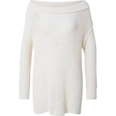 Weekday Vêtements Weekday Lori off shoulder lightweight knit jumper in white