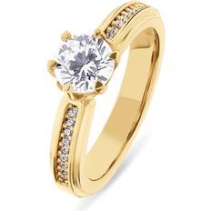 Golden - Silber Ringe Jette Damenring DIAMOND 88601173 gelbgold