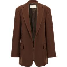 Hombre - Marrón Blazers Dries Van Noten Noten-Blur Blazer And Suits Marrone-Donna Brown