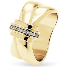 Jette Damenring TWISTED 88853997 gelbgold