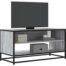 Møbler vidaXL 91x40x46 cm Konstrueret Træ Og Metal Grå Sonoma-eg TV-bord