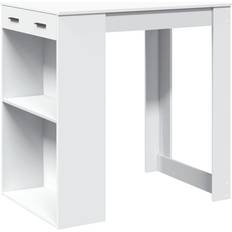 vidaXL 3309321 White Bar Table 70x102cm