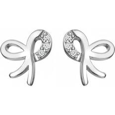 Hot Diamonds Sølv Smykker Hot Diamonds Ribbon Earrings DE730