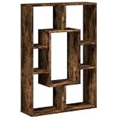 Møbler vidaXL Bookcase Smoked Oak 63 x 20 x 90 cm Engineered Wood Book Shelf