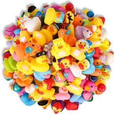 Audaisyly Rubber Ducks Bath Toy for Kids, Assortment Duckies for Jeep Ducking Pool Floater Ducky Bathtub Beach Toys, Party Favors Birthday