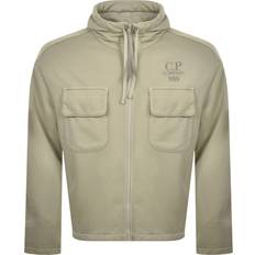 C.P. Company Uni Hauts C.P. Company Brushed And Emerized Diagonal Fleece Sweatshirt Beige Uomo