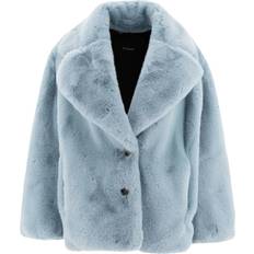 Clothing Pinko Pinko-Alighieri Coats Celeste-Donna Light Blue