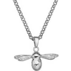 Hot Diamonds Ciondoli e Pendenti Hot Diamonds Classic Sterling Silver Diamond Paradise Bee Pendant Silver