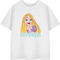 Disney Princess Children's Clothing Disney white rapunzel short sleeved t-shirt girls