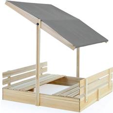 Toni Sandpit 120 x 120 x 120 cm Adjustable Benches