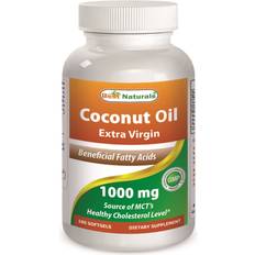 Coconut Fatty Acids Best Naturals Coconut Oil 1000mg 180 pcs