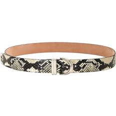 Natuurlijk Riemen Khaite Bambi Snake-Embossed Leather Belt