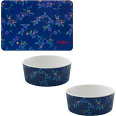 Pets Cath Kidston Floral Dog Feeding Set - Blue