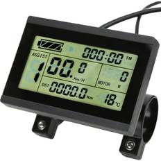 Fockety Bicycle LCD Display Meter, 72V KT LCD3 Panel Waterproof Ebike LCD Display Control Panel Multifunction Power Energy Meter Electric Bike Conversion Kit