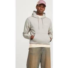 Man - Zilver Truien Jack & Jones Sweatshirt Lichtgrijs/Wit