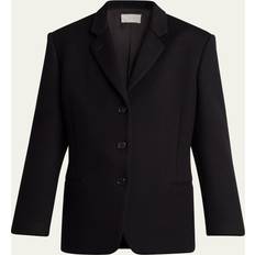 Cashmere Blazers The Row Black Glenn Blazer