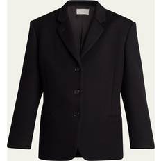 Silk Blazers The Row Glenn Blazer - Black