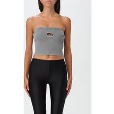 Grå - Polyamid Toppe Diesel Top Slid Aw24 Chic Stil - Grå