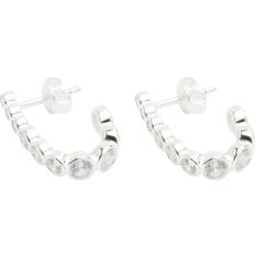 Ragbag Oda Earring - Silver/Transparent