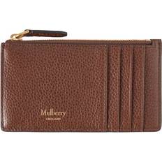 Mulberry Card Cases Mulberry Leather Continental Card Holder - Brown