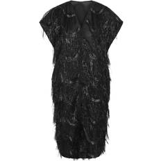 Black Fringe Dress