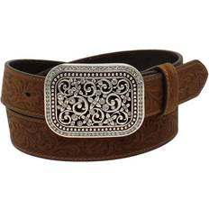 Ariat Women Belts Ariat Western Belt Womens Floral Embossed Brown A10006944