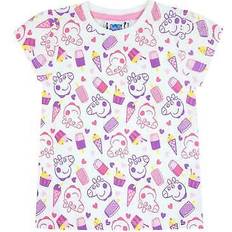 Peppa Pig T-shirts Children's Clothing Peppa Pig white short sleeved t-shirt girls