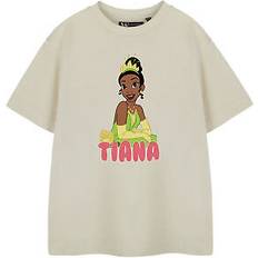 Beige T-shirts Disney beige tiana short sleeved t-shirt girls