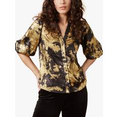 Gold Shirts Traffic People Charlie Print Shirt, Black/Gold