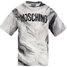 Moschino T-shirt - Optisk White/Grå