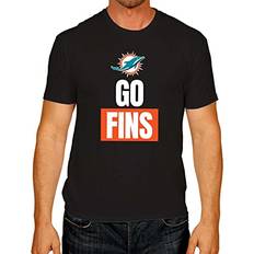 T-shirts Team Fan Apparel NFL Adult Slogan Short Sleeve Lightweight T Shirt, Tee, NFL Gear for Men and Women (Miami Dolphins Black, Adult Medium)