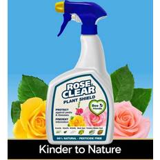 Evergreen Rose Clear Plant Shield Spray Pesticide Free Bug Killer Fungus Control 800 Ml - One Size