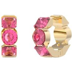 Smykker Guess women's earrings hoop gold colored pink jube03305jwygfct