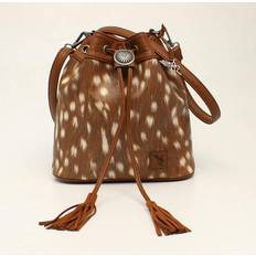 Bucket Bags M&F Western Angel Ranch Ladies Deer Print Concealed Carry Bucket Bag