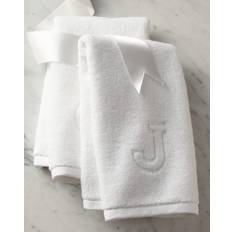 Coton Égyptien Serviettes Matouk Auberge Hand Towel Serviette Blanc