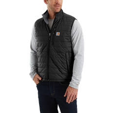 Black Work Vests Carhartt Rain Defender Relaxed Fit Lightweight Insulated Vest for Men Black XLT