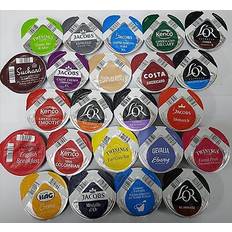 Tassimo K-cups & Coffee Pods Tassimo 22 Variety Sample Coffee, Choco, Tea, T-Disc 22 x Assorted Flavours