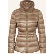 Herno Jackor Herno Bältesjacka Med Fuskpälskrage - Beige