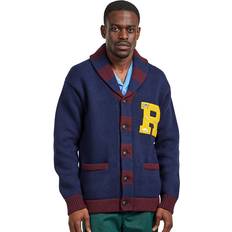 Hombre - Multicolor Cárdigans Varsity Cardigan - Aviator Navy Men's