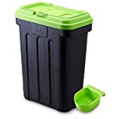 Maelson Dry Box Svart/Grön Förvaringsbehållare För Torrfoder, 15 kg