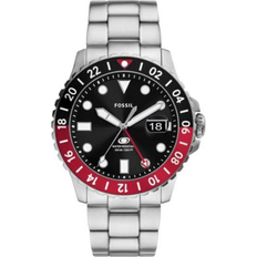 Wrist Watches on sale Fossil Gmt Blue Watch, 46mm Silver Tone (NO SIZE)